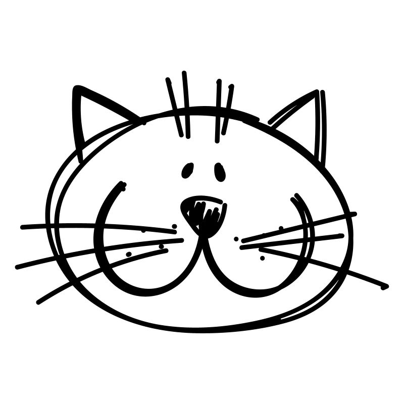 Katzen Zeichnung