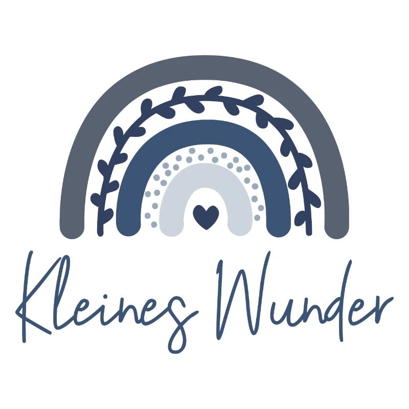 Regenbogen in Blau - Kleines Wunder
