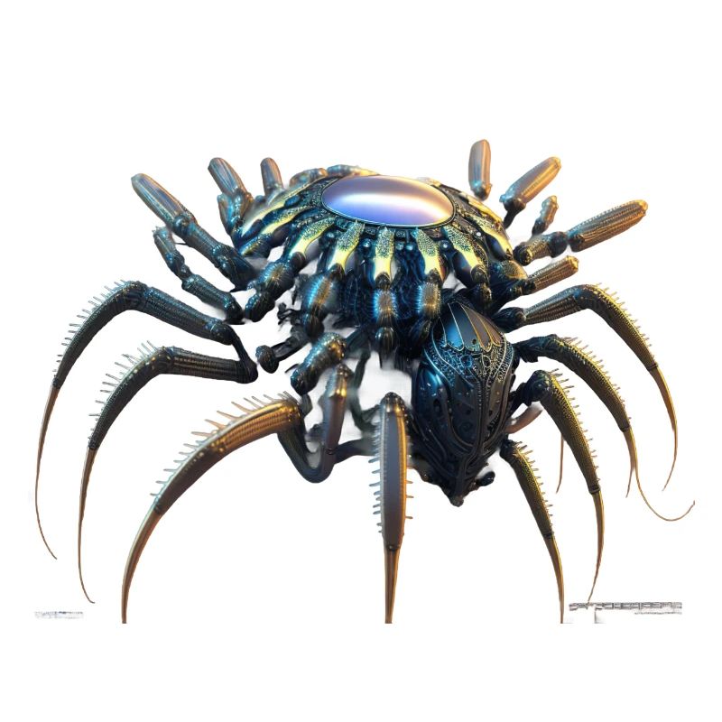 Robot araignée de crabe