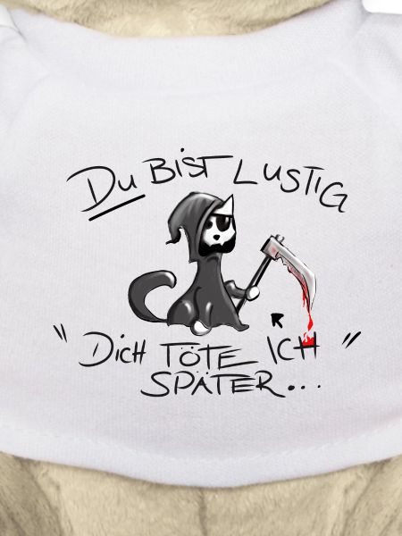 Schattenhafter Grim Reaper mit Sensenmotiv
