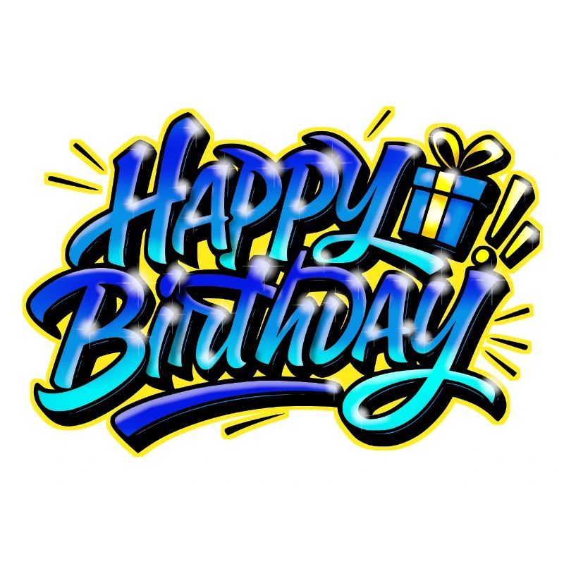Happy Birthday Graffiti