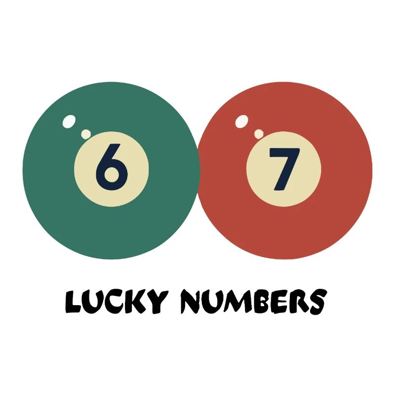 67 Numéros Porte-Bonheur - Billard de billard Vintage Design