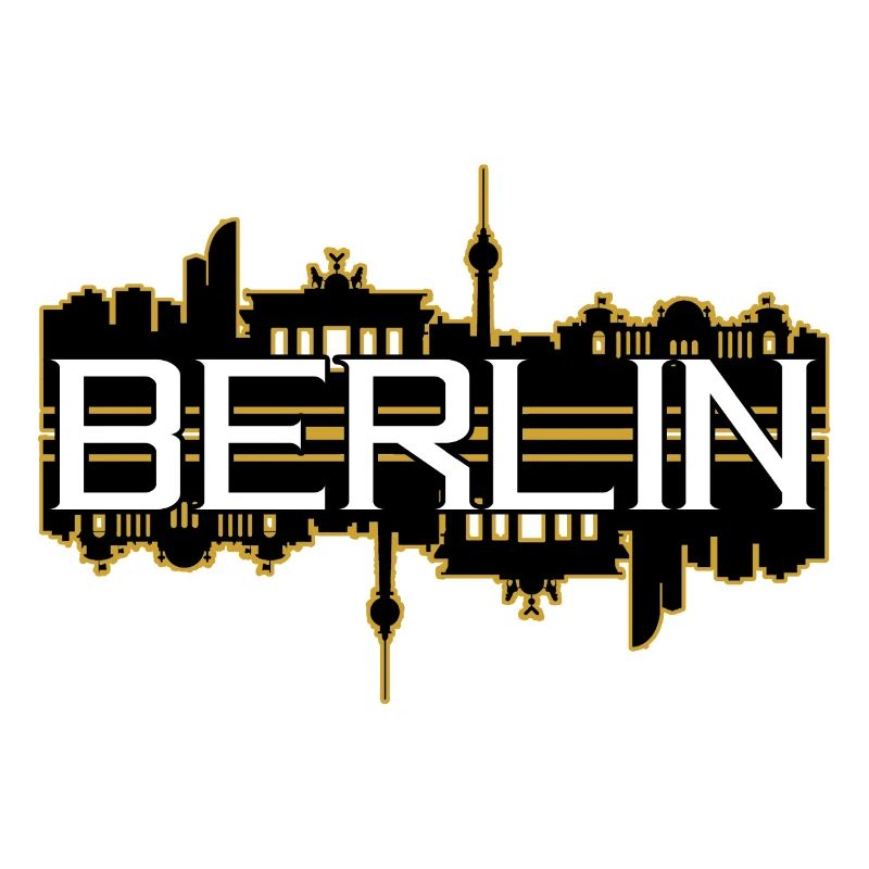 Berlin Germany Germany Skyline Font
