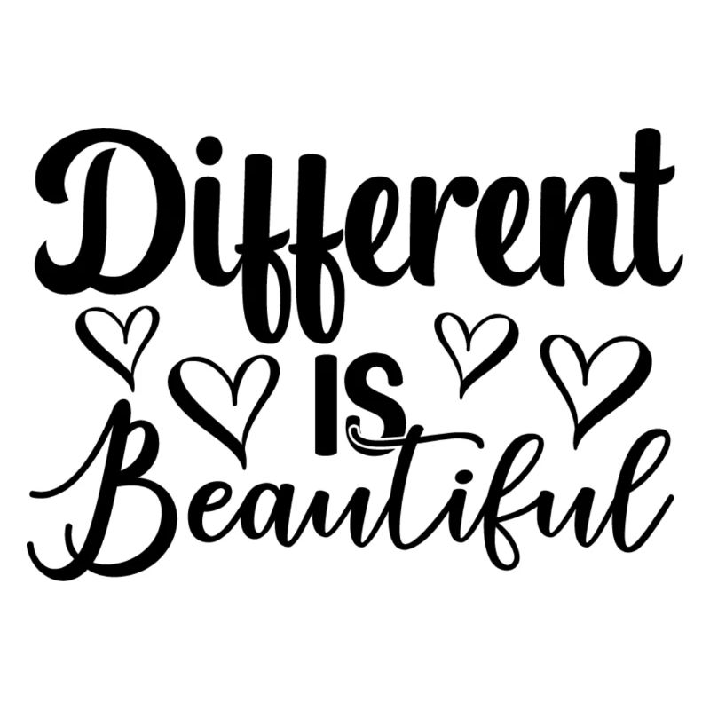 Différent est beau