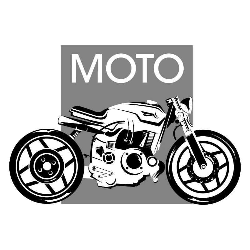 moto motorcycle icon biker logo garage graphic icon