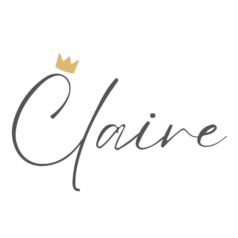 Princess Claire Crown Hemd – Name mit Buchstabe C