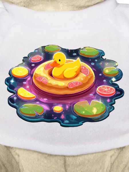 Donut ducks in galaxy lake
