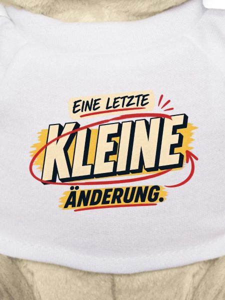 Eine letzte kleine Änderung