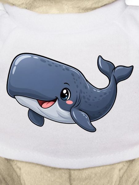 Pottwal Kawaii Style – Süßer Meeresriese
