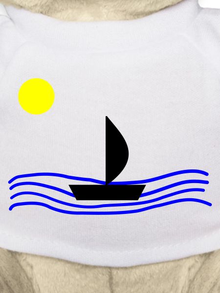 Mit dem Boot auf dem Meer