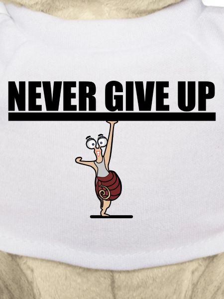 Never give up. Motivation