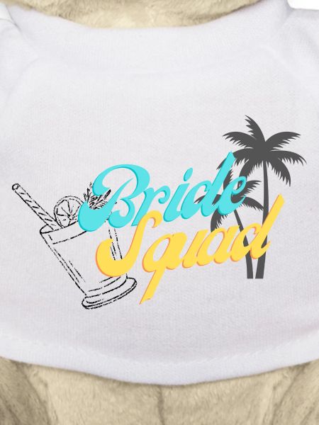Bride Squad Tropical Sunset Design