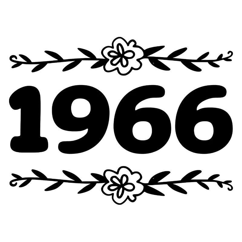1966 Millésime 1966 Rétro 1966 Anniversaire 1966