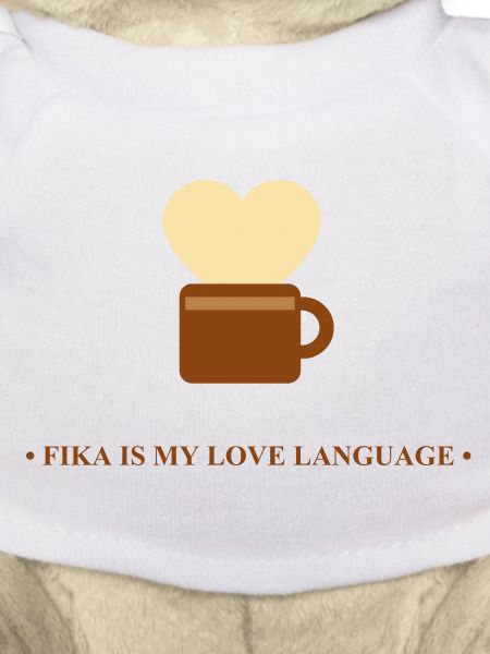 Cup with Heart Fika Message