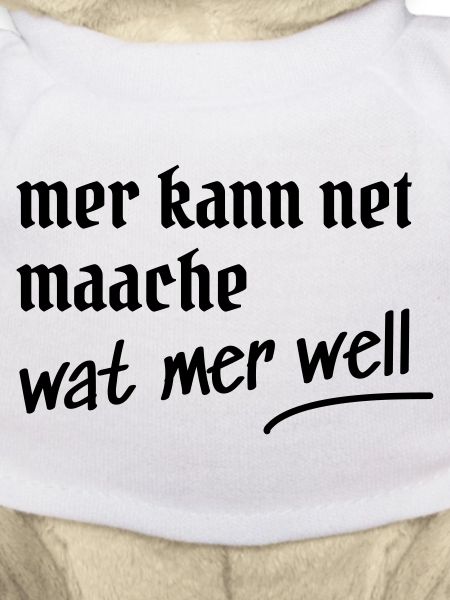 Cologne Saying Design Gift