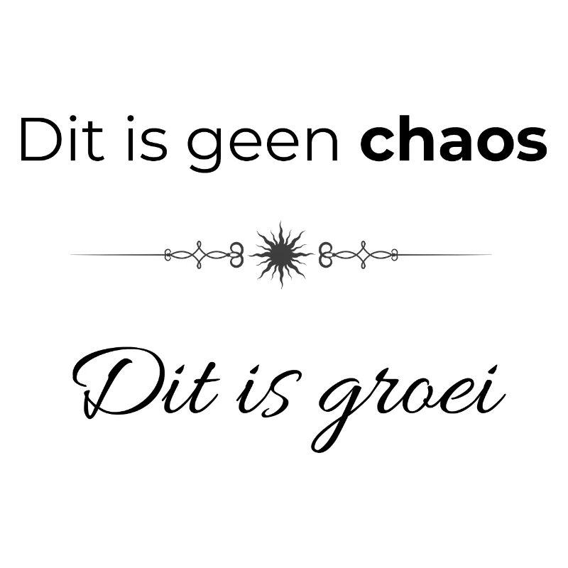 Powerful Quote | This is not Chaos This is Growth