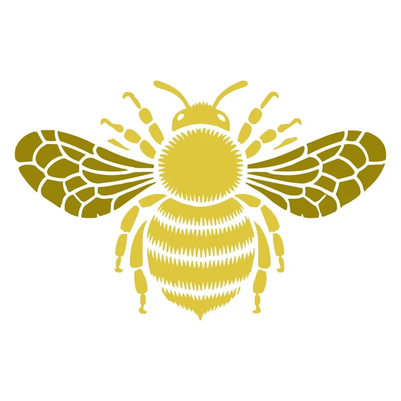Golden Bee Pattern