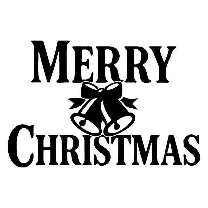 Style classique de Joyeux Noël avec cloches