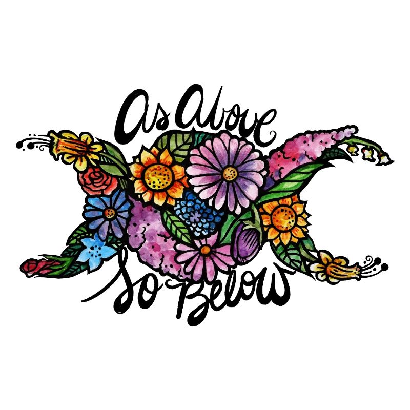 Blumenkamel-Silhouette