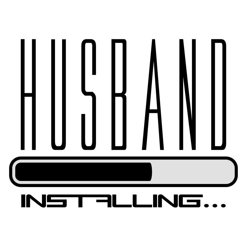 husband husband installing loading bar