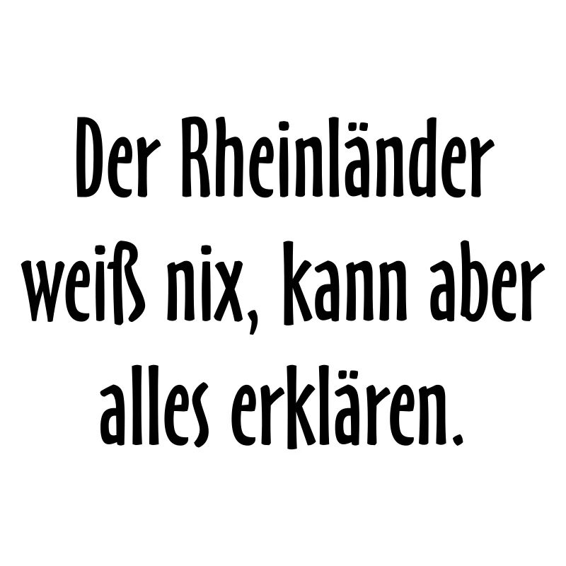 Der Rheinländer - Versuch einer Typologie