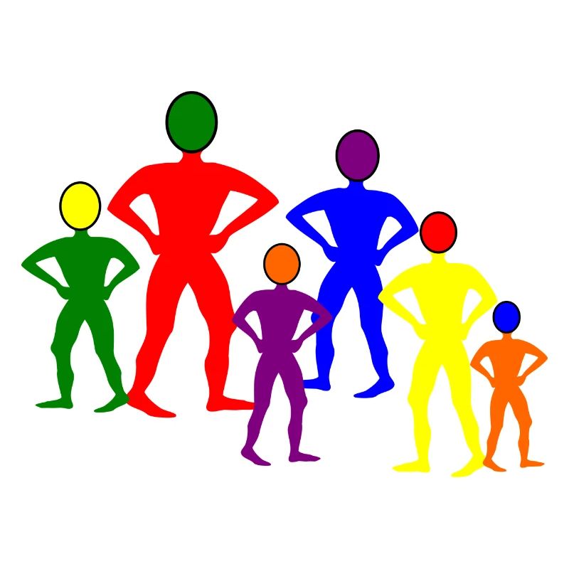 Rainbow persons