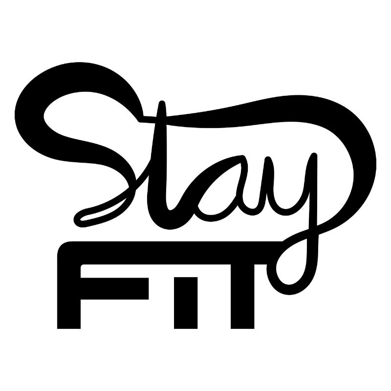 RESTEZ EN FORME ÉCRIT À LA MAIN