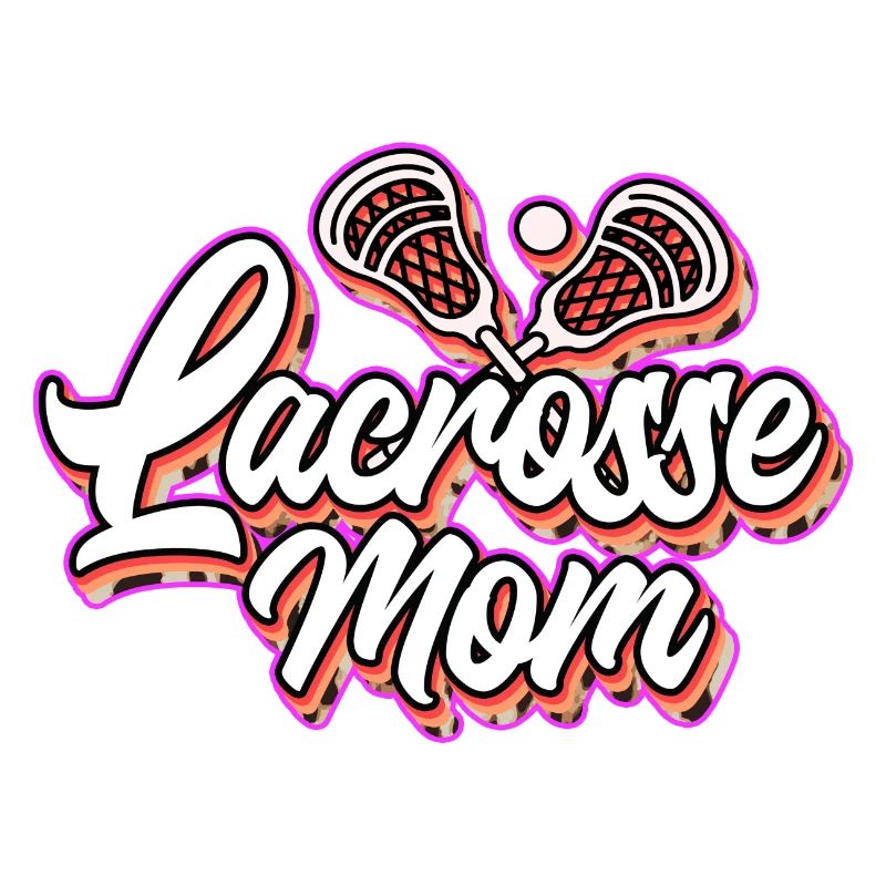 Lacrosse Sport Mutter Mama I Geschenk