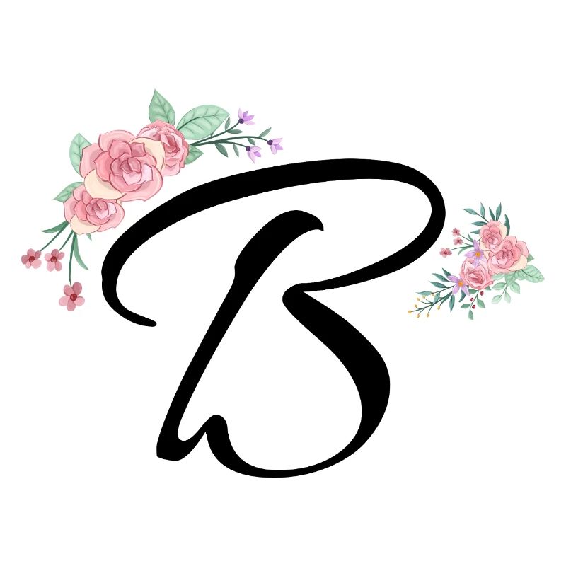 Buchstabe b Blumen