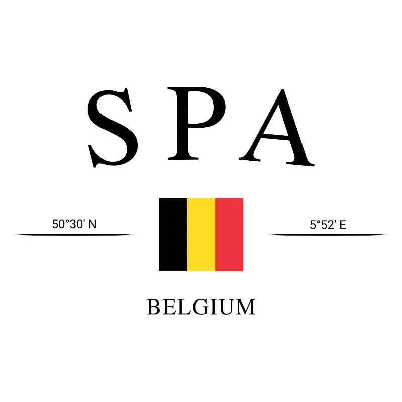 Spa Belgium – Holiday Souvenir & Gift
