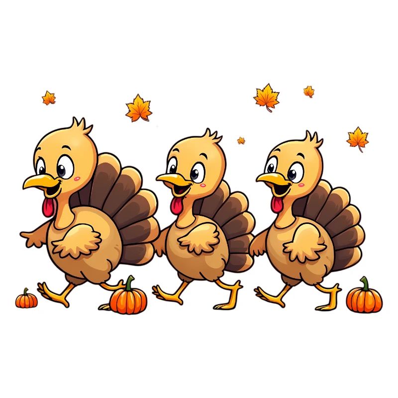 Bébé dinde de Thanksgiving