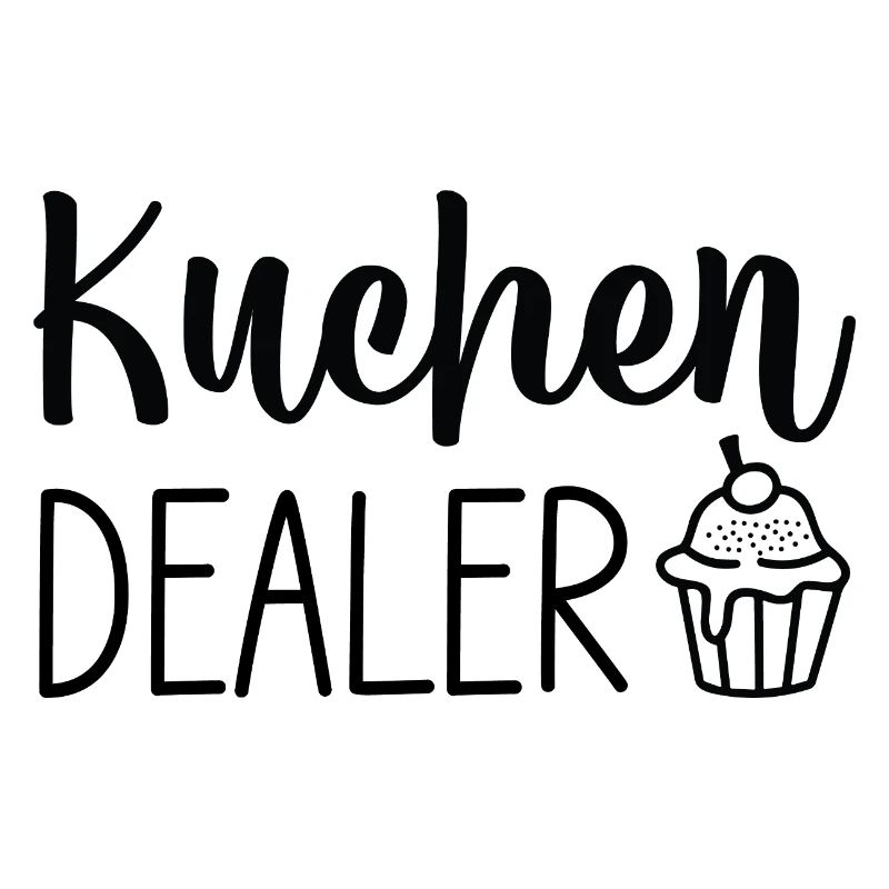Kuchen Cupcake Script Logo