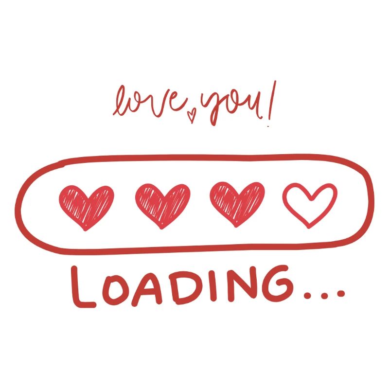 Herz-Loading Liebe