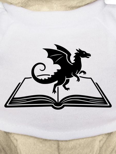 Dragon on Book Fantasy