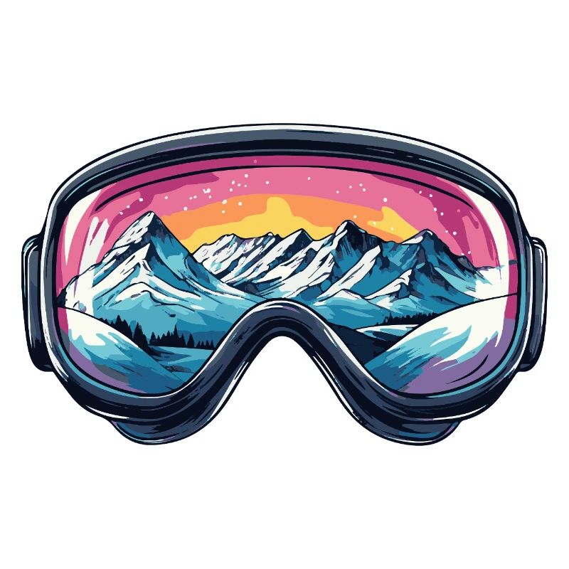 Ski Goggles Mountains Ski