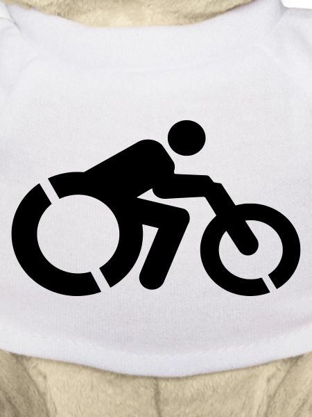 Rollstuhlfahrer mit Handbike #