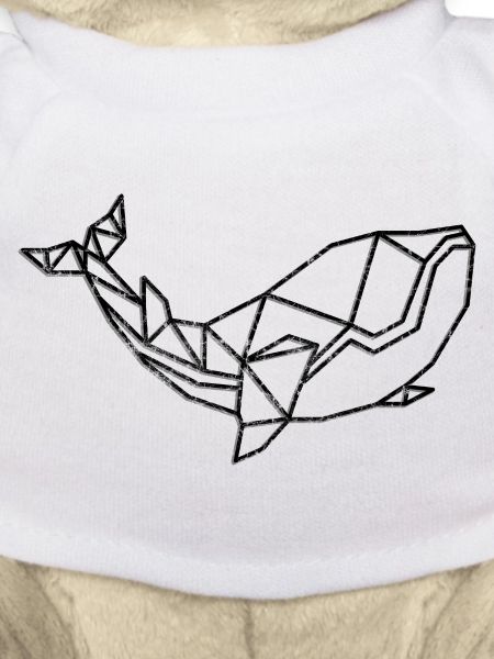 Geometric Whale Lineart