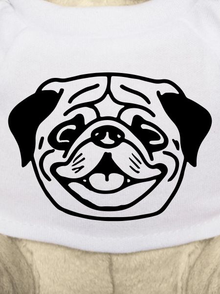 Mops Hund Geschenkidee Vektor