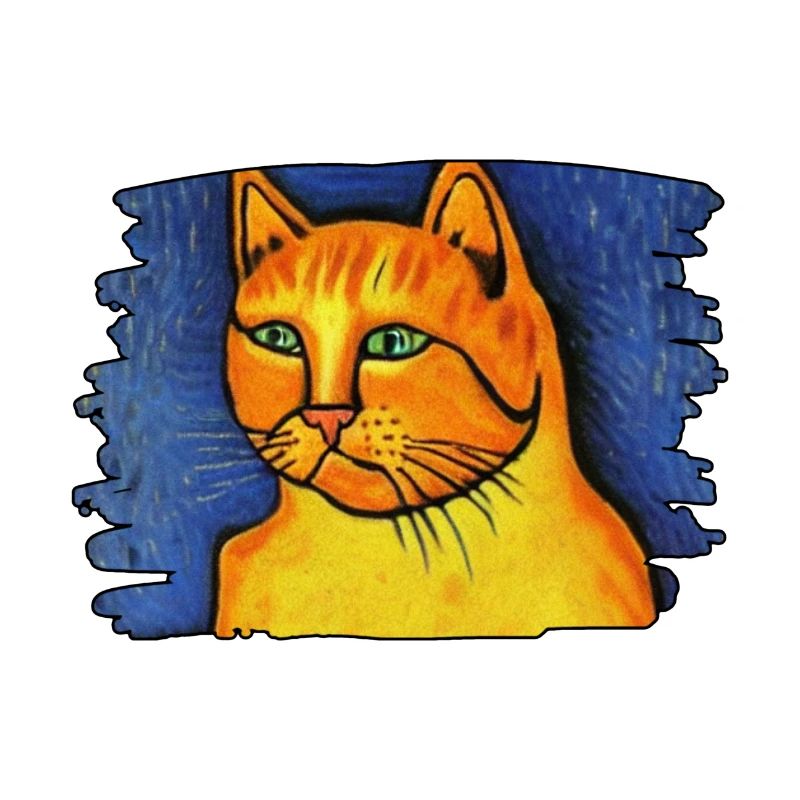 Orange Katze