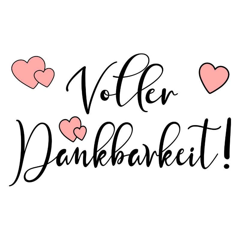 Voller Dankbarkeit VERTRAUEN HOFFNUNG