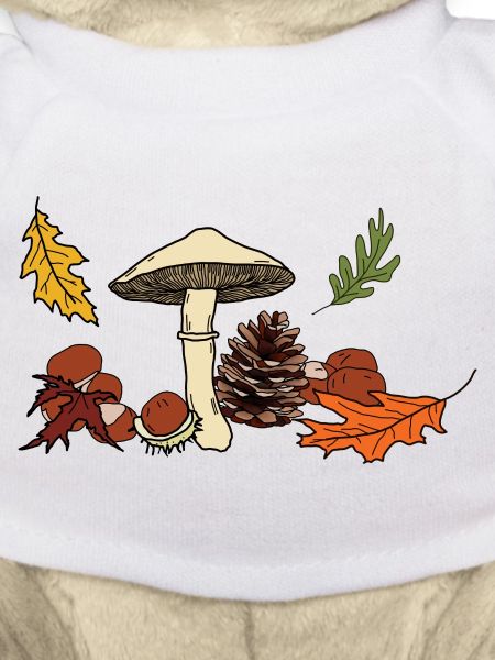 Feuilles de champignon d’automne Châtaignier