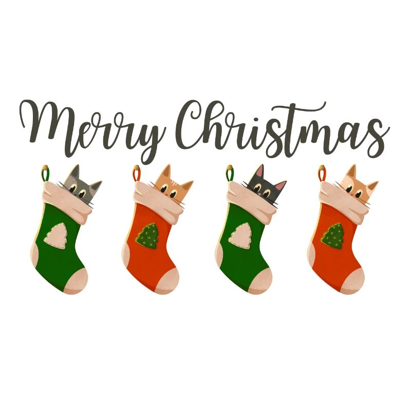 Joyeux Noël - Chats pour Noël