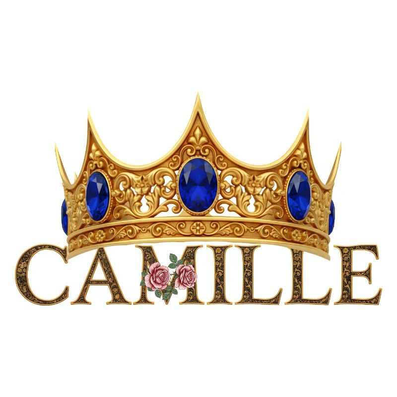 Golden Crown Monogram Camille