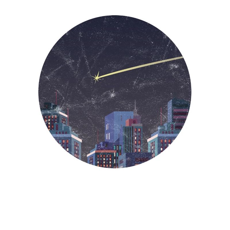 Comet shooting star night sky starry sky