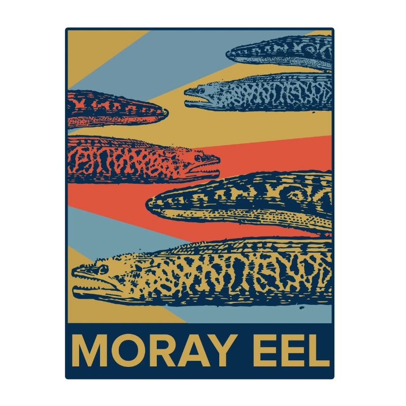 Moray eel diver fish ocean sea creature animal