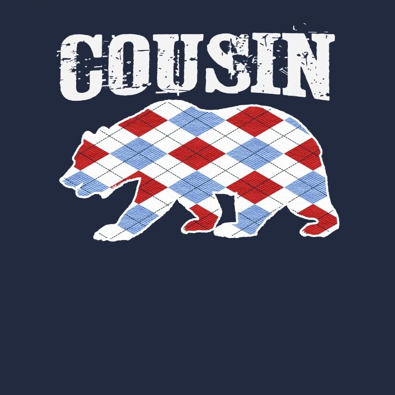 Conception de tshirt cousin