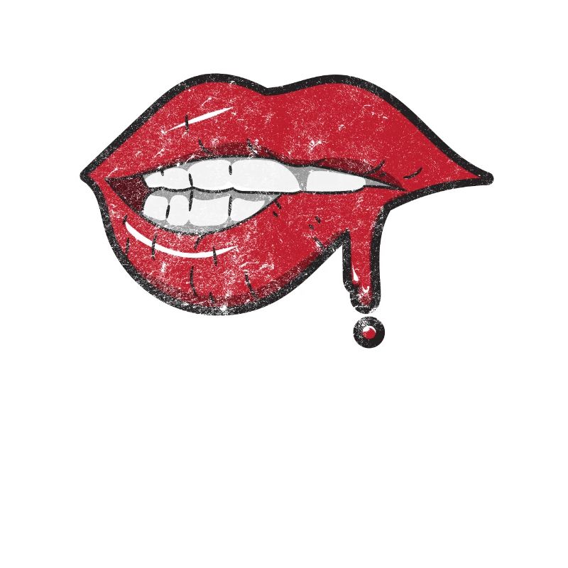 Lips mouth teeth lipstick