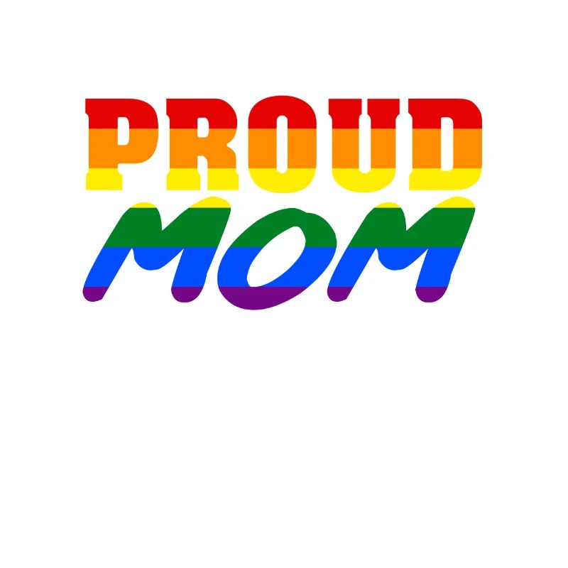 Proud Gay Mom Geschenk Regenbogen Mutter