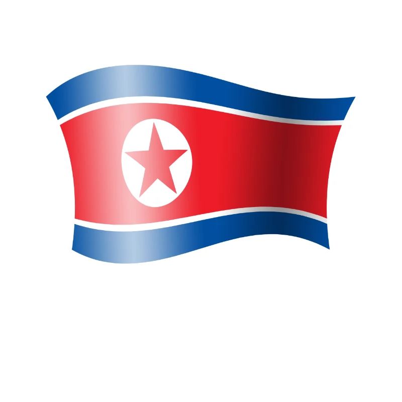 Corée du Nord drapeau Corée drapeau Corée