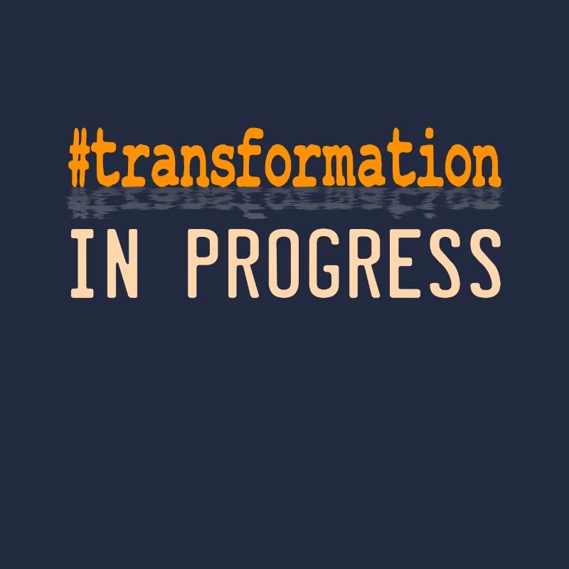 "Transformation in Progress" tee design for